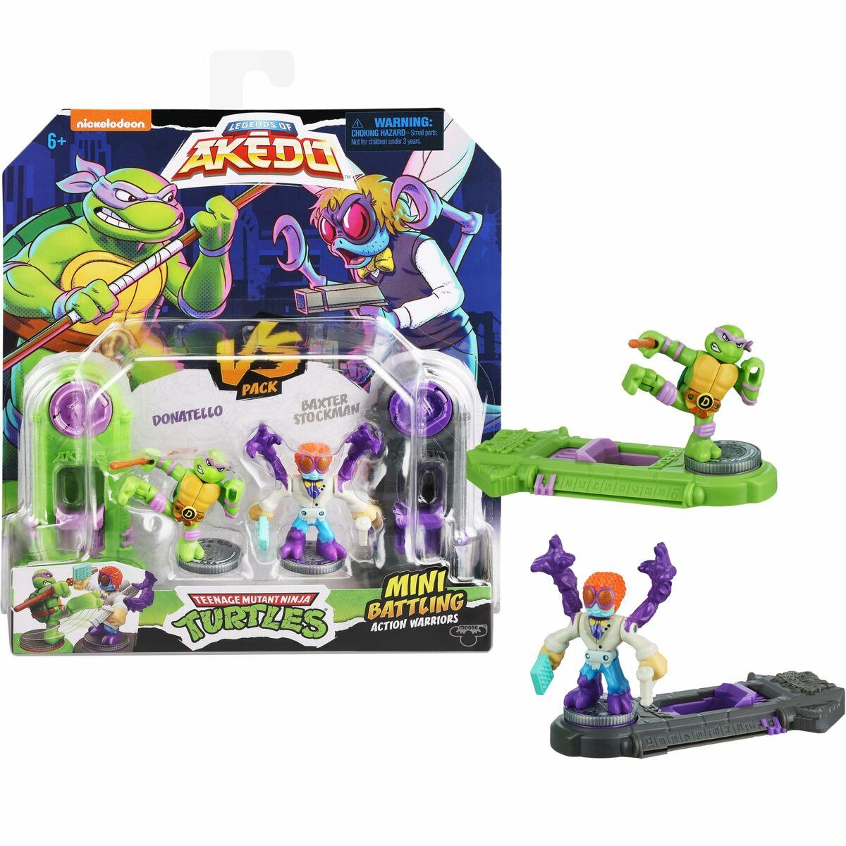 Teenage Mutant Ninja Turtles Legends of Akedo - Donatello vs Baxter Stockman (mini kampfigurer)