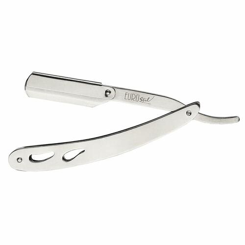 Barberblad Eurostil Navaja Metal Metal Sølvfarvet
