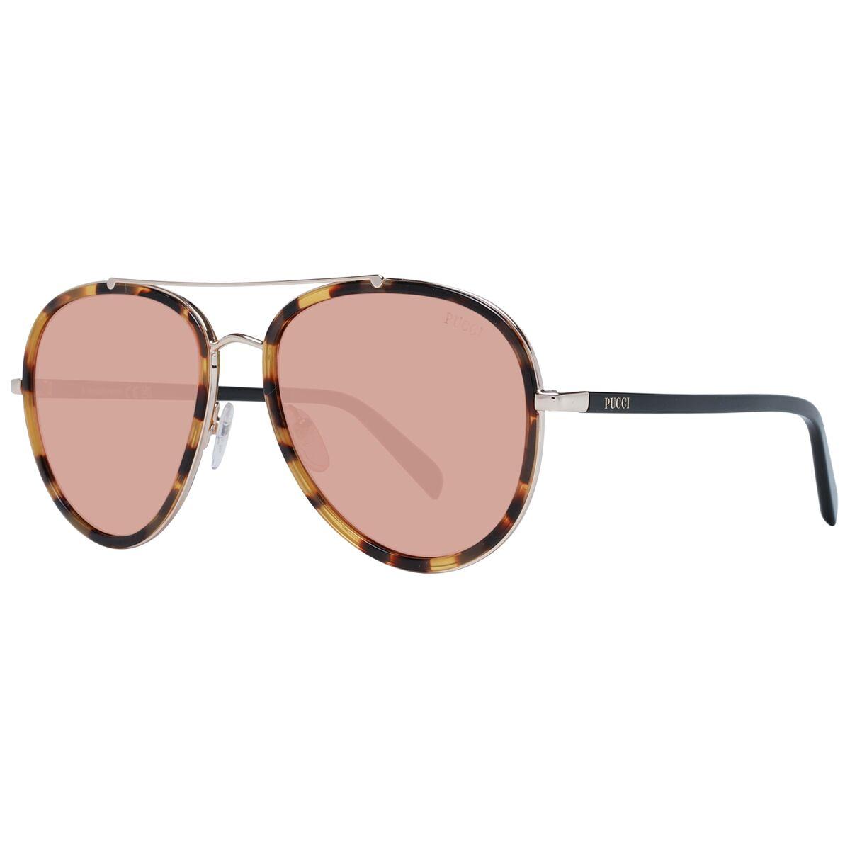 Emilio Pucci EP0185 5756E - solbriller til kvinder i aviator-stil