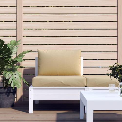 Pallehynder 2 stk. stof meleret beige