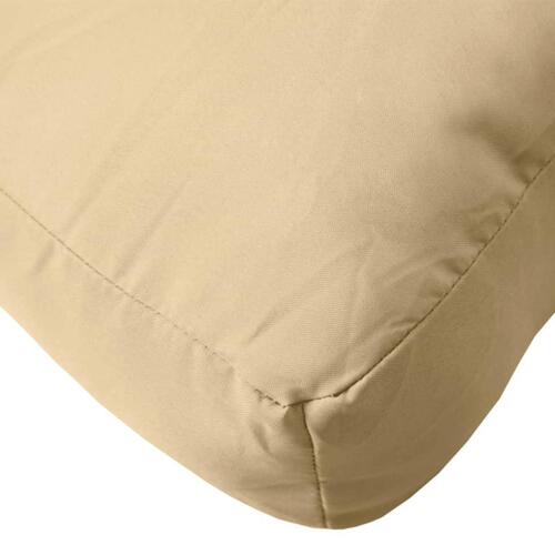 Pallehynder 2 stk. stof meleret beige