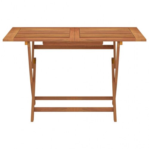 Foldbart havebord i massivt eukalyptustræ - 120 × 70 × 75 cm
