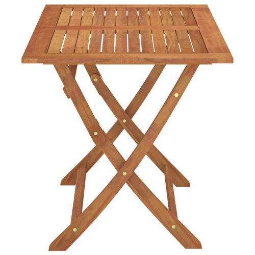 Foldbart havebord i massivt eukalyptustræ - 120 × 70 × 75 cm