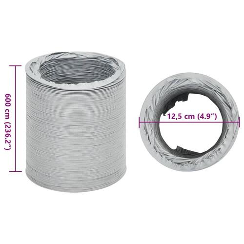 Udluftningsrør 6 m Ø12,5 cm PVC