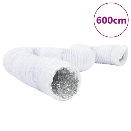 Ventilationsslange 6 m Ø12,5 cm aluminium og PVC