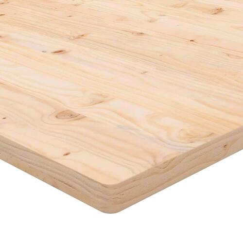 Bordplade 50x50x2,5 cm firkantet massivt fyrretræ