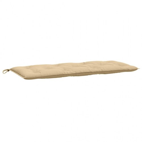Bænkhynde til havebænk 120 x 50 x 7 cm - meleret beige
