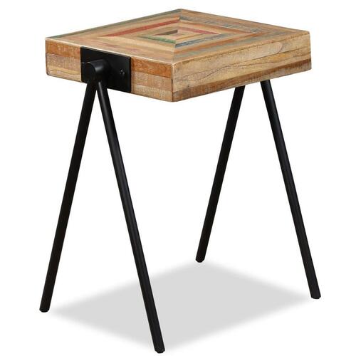 Sidebord massiv genbrugstræ teak