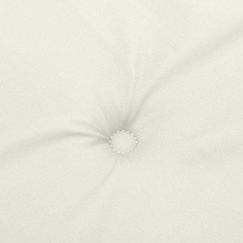Bænkhynde til havebænk 180 x 50 x 7 cm - meleret cremefarvet