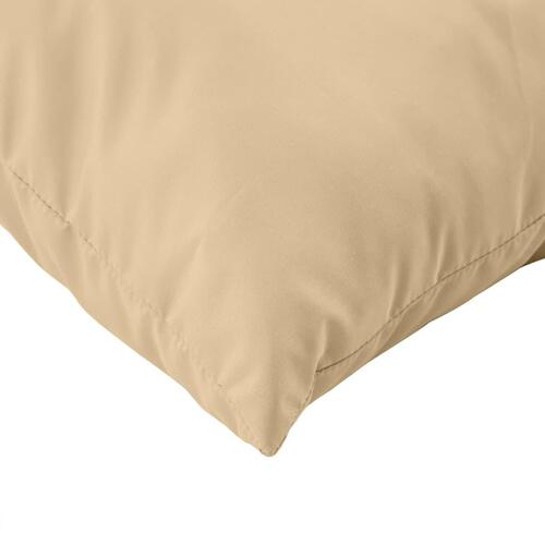 Pallehynder 3 stk. stof meleret beige