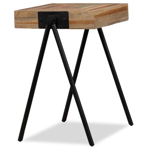 Sidebord massiv genbrugstræ teak