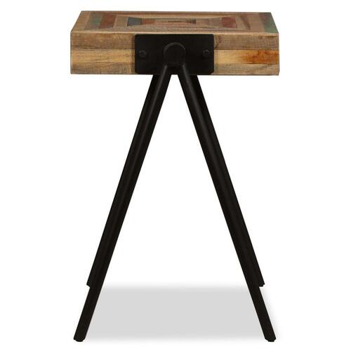 Sidebord massiv genbrugstræ teak