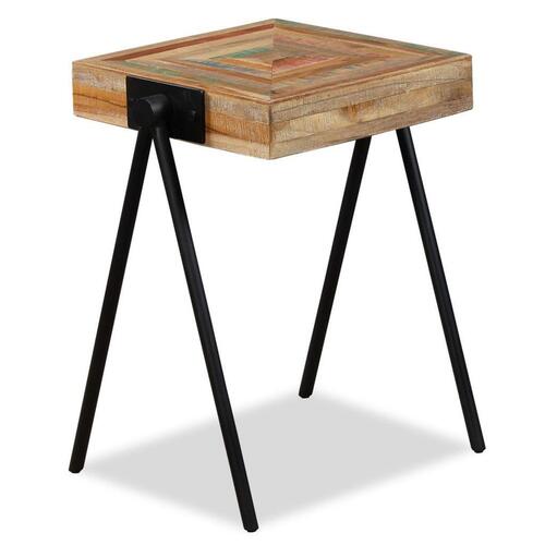 Sidebord massiv genbrugstræ teak