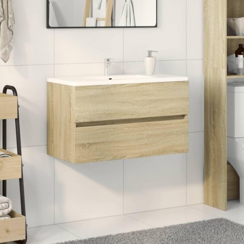 Vaskeskab 80 x 38,5 x 45 cm - sonoma-eg
