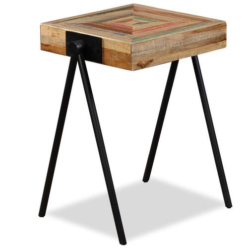 Sidebord massiv genbrugstræ teak