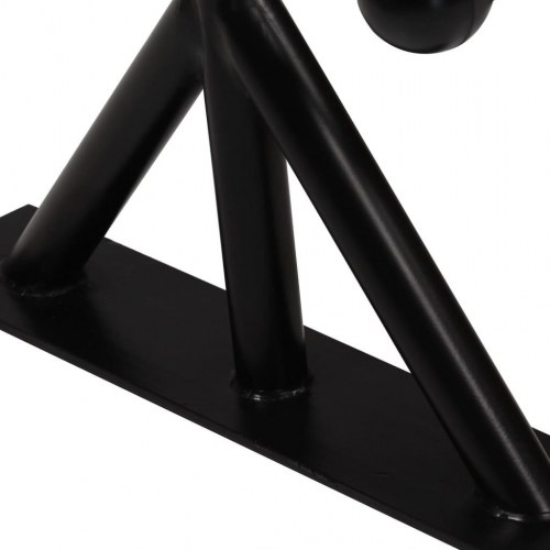 Barbord 60x60x107 cm massivt genbrugstræ mørkebrun