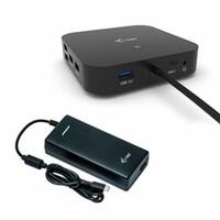 Docking-station i-Tec C31DUALDPDOCKPD100W Sort