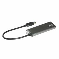 USB Hub i-Tec U3HUB448 Sølvfarvet Sort Grå