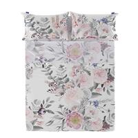 Toplagen HappyFriday Delicate bouquet Multifarvet 260 x 270 cm