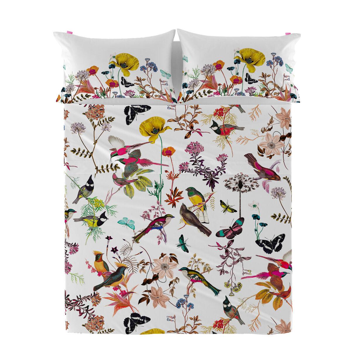 Toplagen HappyFriday Birds of paradise Multifarvet 260 x 270 cm