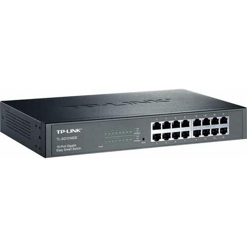 Switch til netværket med kontaktskab TP-Link TL-SG1016DE