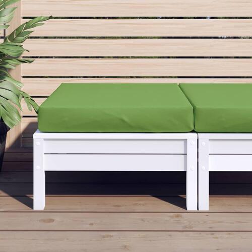 Pallehynde 60x60x9,5 cm stof meleret lysegrøn