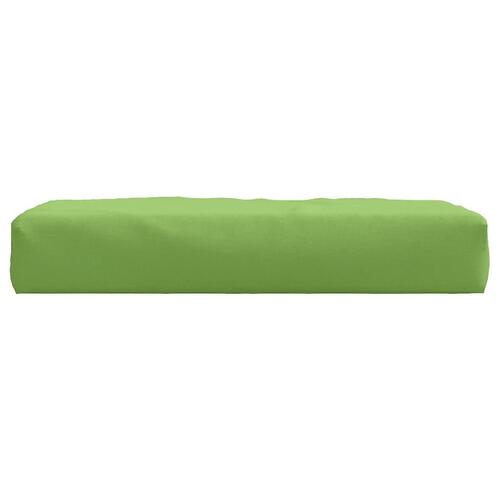 Pallehynde 60x60x9,5 cm stof meleret lysegrøn