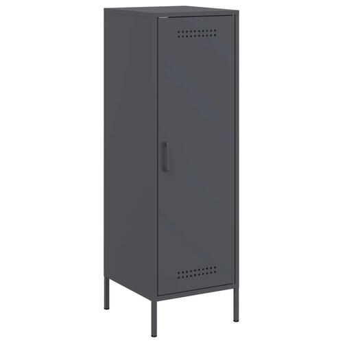 Skab 36x39x113 cm stål antracitgrå