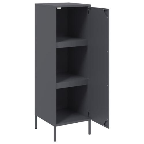 Skab 36x39x113 cm stål antracitgrå