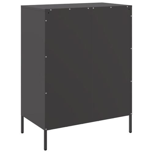 Skænk 68x39x89 cm stål sort