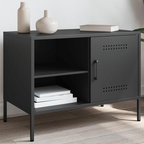 Tv-bord 68x39x50,5 cm stål sort