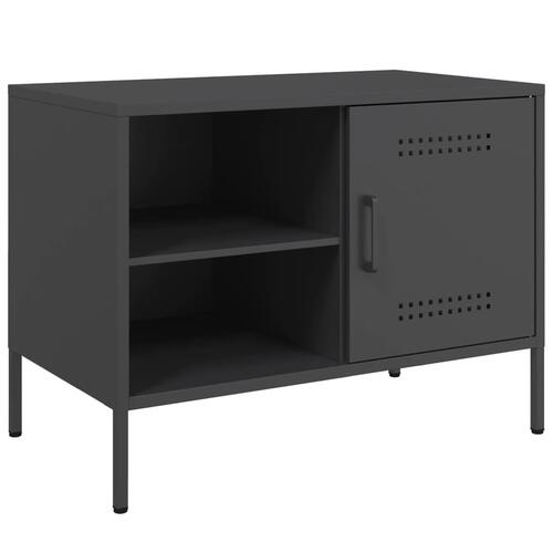 Tv-bord 68x39x50,5 cm stål sort