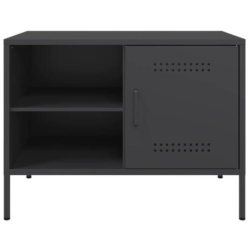 Tv-bord 68x39x50,5 cm stål sort