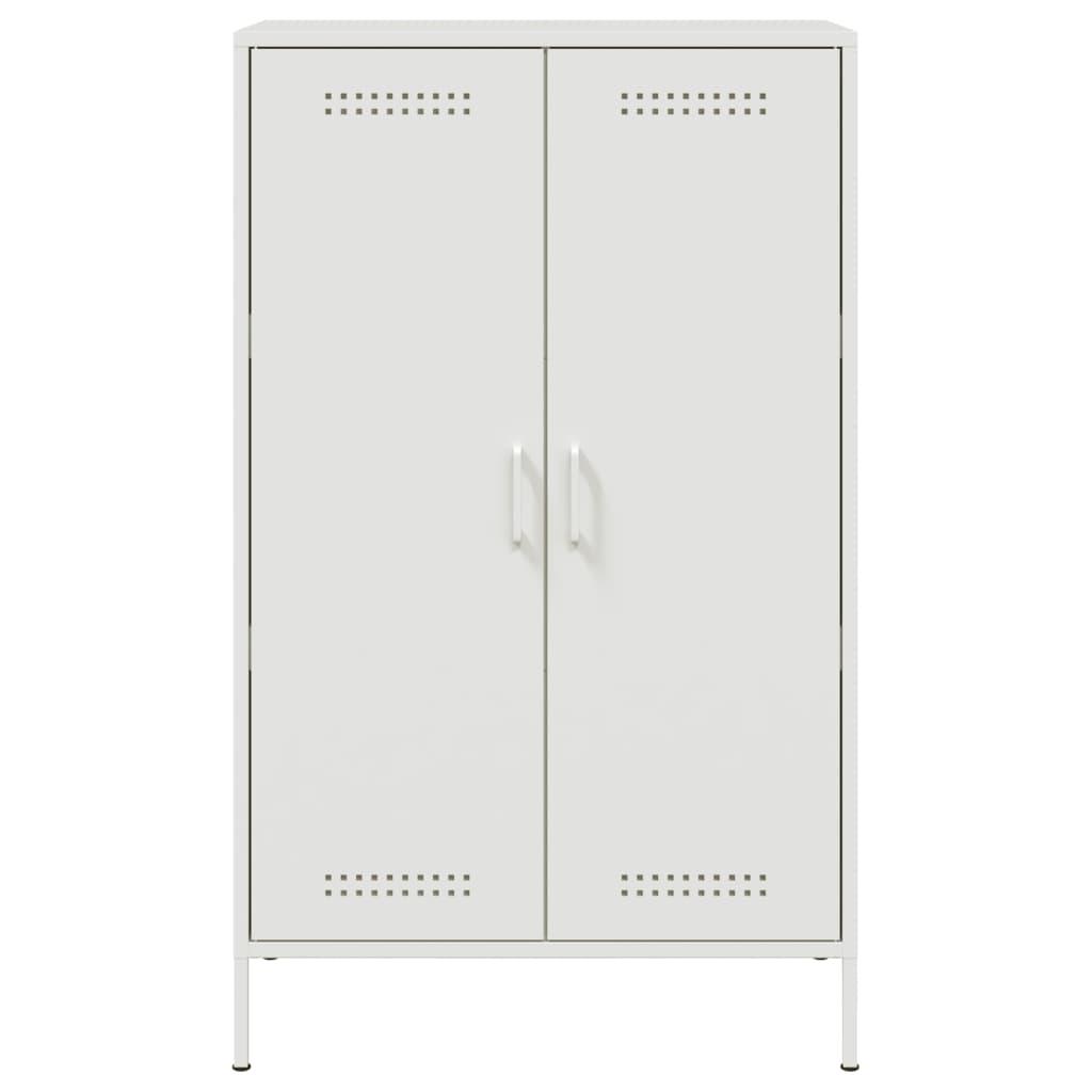 Højskab 68x39x113 cm stål hvid