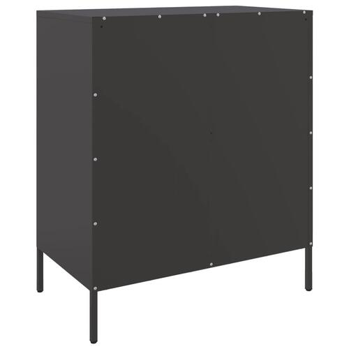 Skænk 68x39x79 cm stål sort