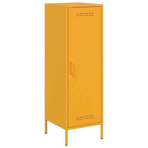 Højskab 36x39x113 cm stål sennepsgul