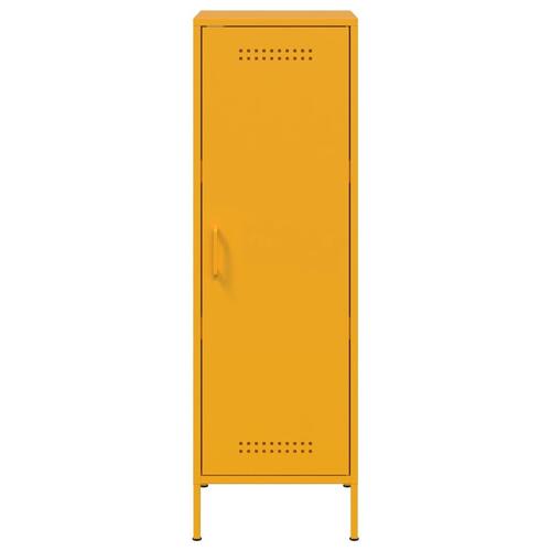 Højskab 36x39x113 cm stål sennepsgul
