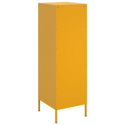Højskab 36x39x113 cm stål sennepsgul
