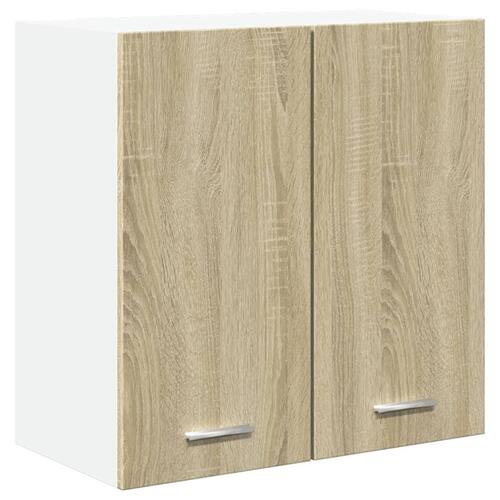 Vægskab 60x31x60 cm spånplade sonoma-eg