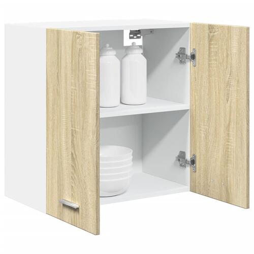 Vægskab 60x31x60 cm spånplade sonoma-eg