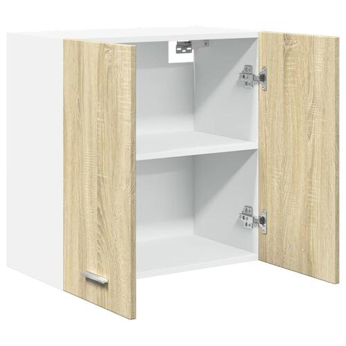 Vægskab 60x31x60 cm spånplade sonoma-eg