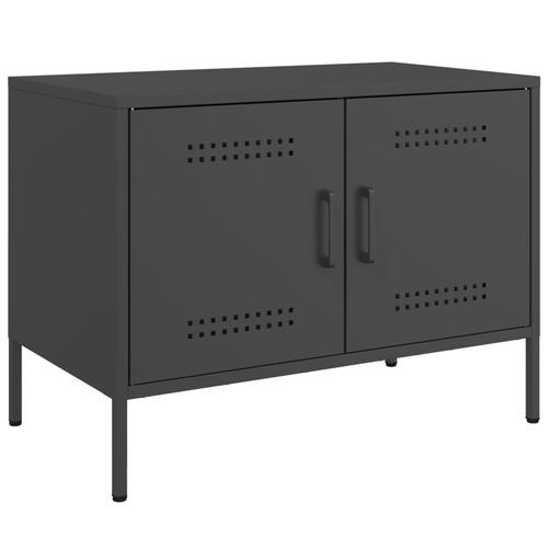 Tv-bord 68x39x50,5 cm stål sort