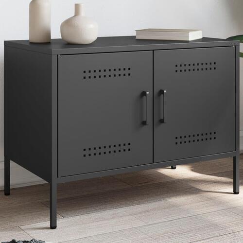 Tv-bord 68x39x50,5 cm stål sort