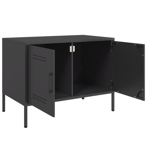 Tv-bord 68x39x50,5 cm stål sort