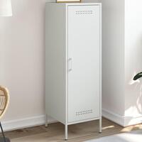 Skab 36x39x113 cm stål hvid