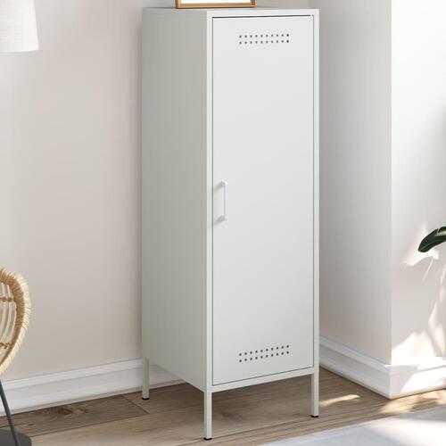 Skab 36x39x113 cm stål hvid