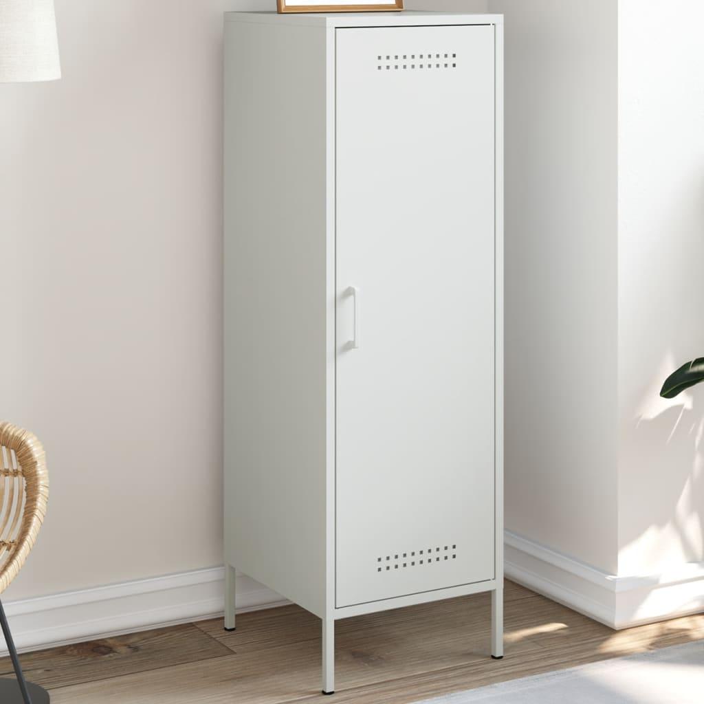 Skab 36x39x113 cm stål hvid