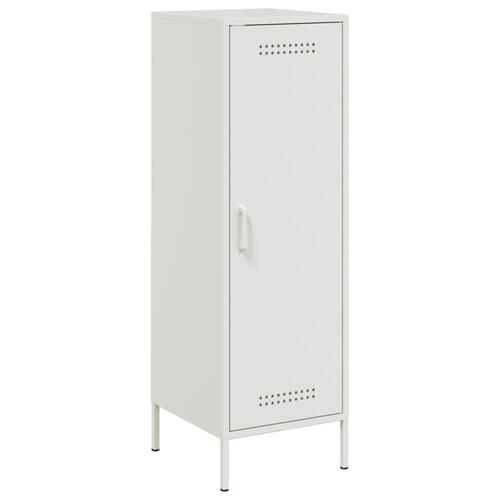 Skab 36x39x113 cm stål hvid