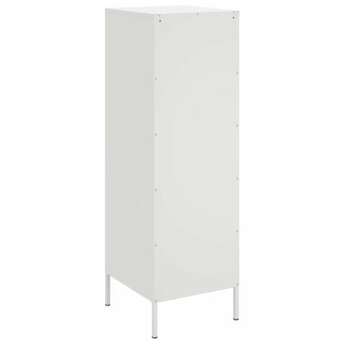 Skab 36x39x113 cm stål hvid