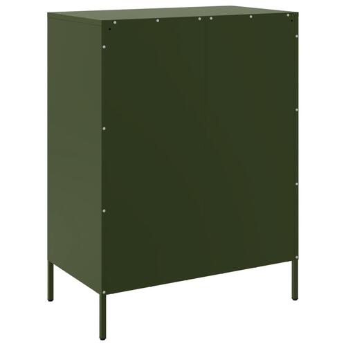 Skab 68x39x89 cm stål olivengrøn